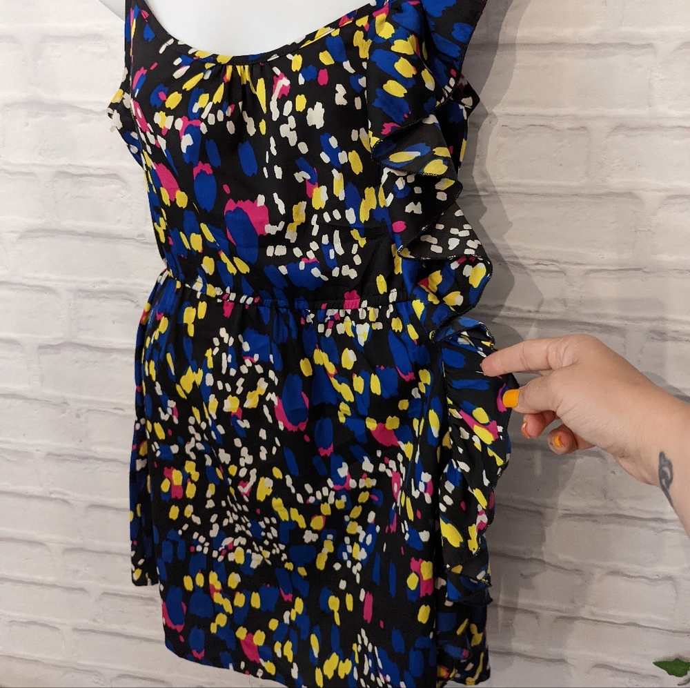 Indulge Paint Splash Ruffle Dress - Picture 4 of 5